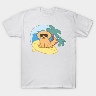 Dog at the beach T-Shirt